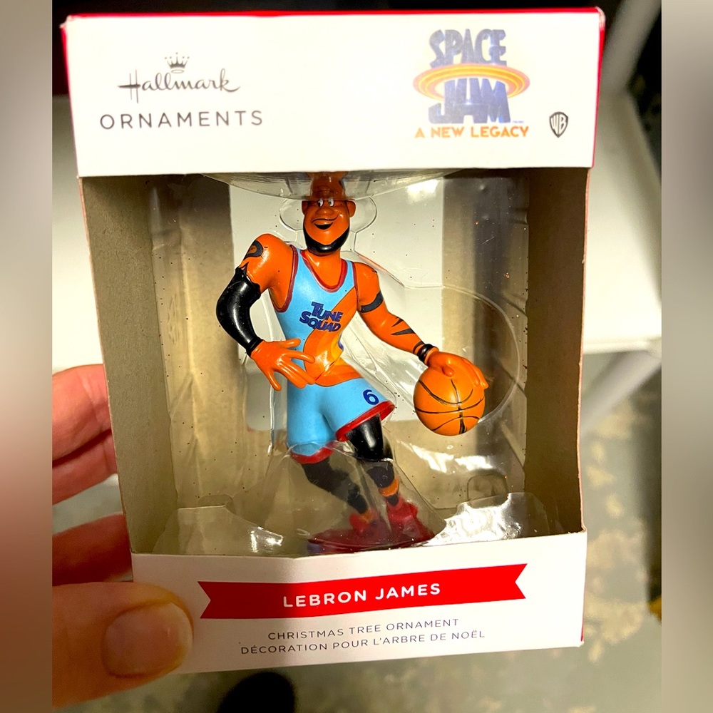 Hallmark LeBron James Christmas ornament, new in box.